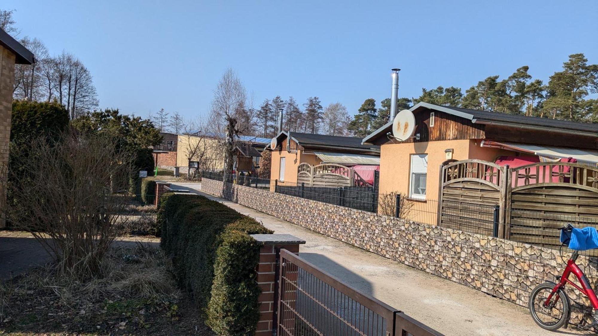 Spreewaldhaeuser Golinski Mit Kamin Am Neuendorfer See Alt Schadow Exterior photo
